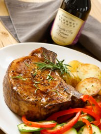 Iris' Pork Chops with Vanilla Fig Balsamic Vinegar and Fresh Rosemary Pork-Chops-with-Vanilla-Fig-Balsamic-Vinegar-and-Fresh-Rosemary
